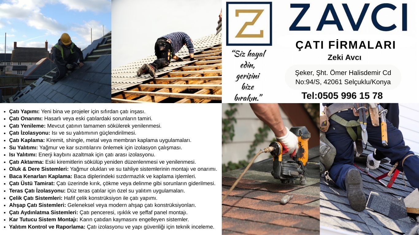 Konya Çatı Firmaları